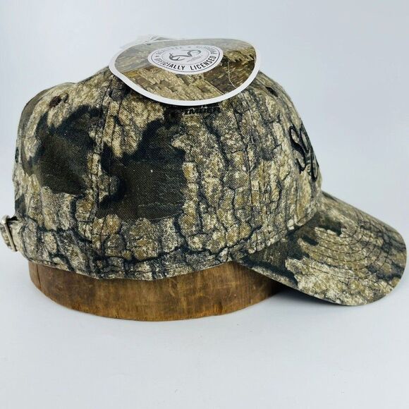 Scheels Outfitters Camo Strapback Trucker Hat Hunting Ball Cap Embroidered Duck - Picture 7 of 12